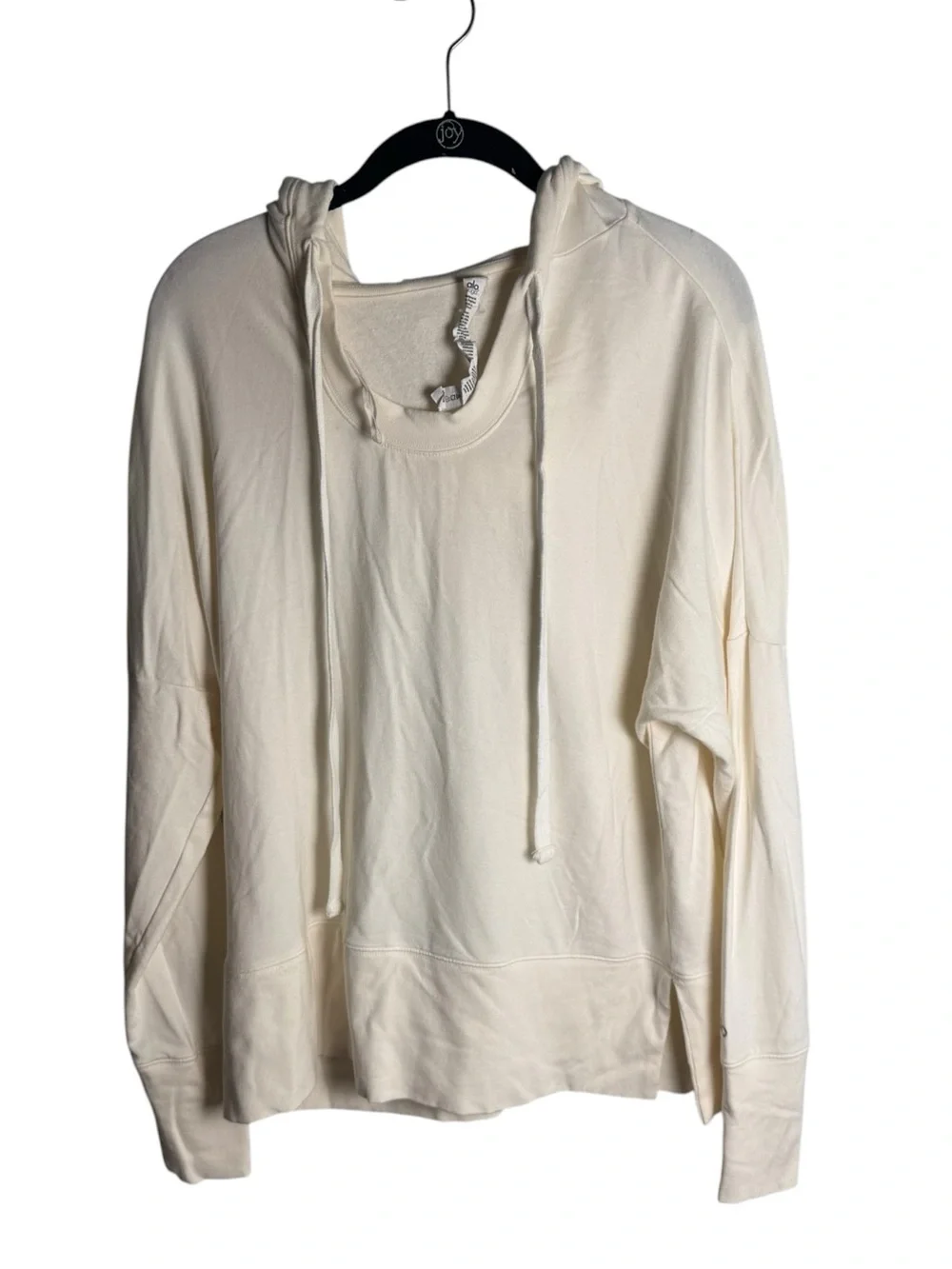 Alo Yoga Fluid Tunic Hoodie in cream Small